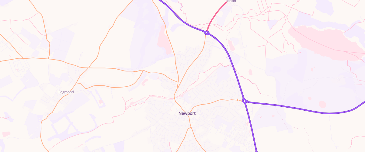 Map showing the location of Nix Service Station