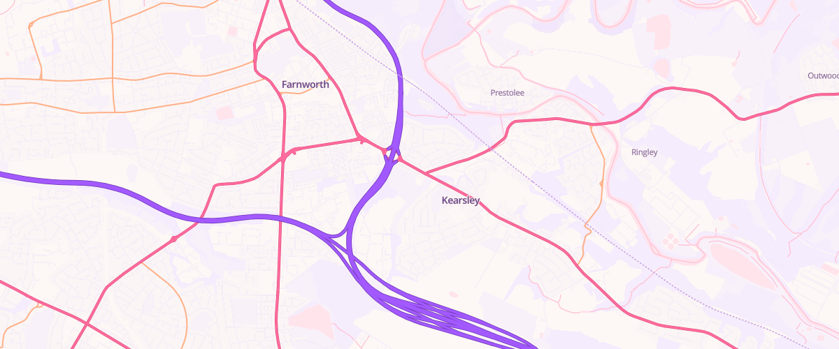 Map showing the location of Asda Parkview Express Petrol