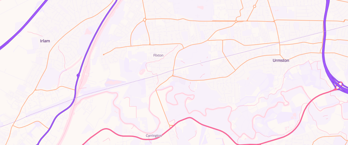 Map showing the location of Village Service Station