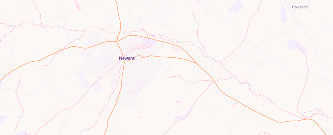Map showing Newent Auto Centre, Newent