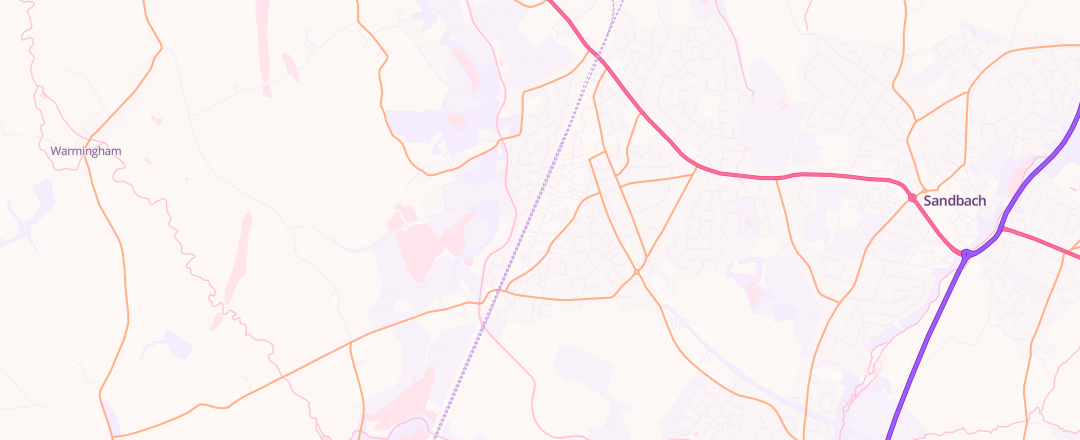 Map showing Bts (congleton) Limited, Sandbach