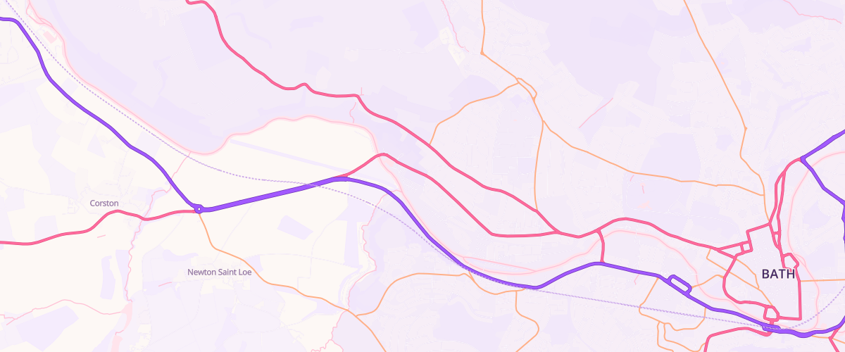 Map showing the location of Newbridge Road Fuel Express