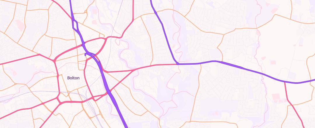 Map showing Lexus Bolton, Bolton