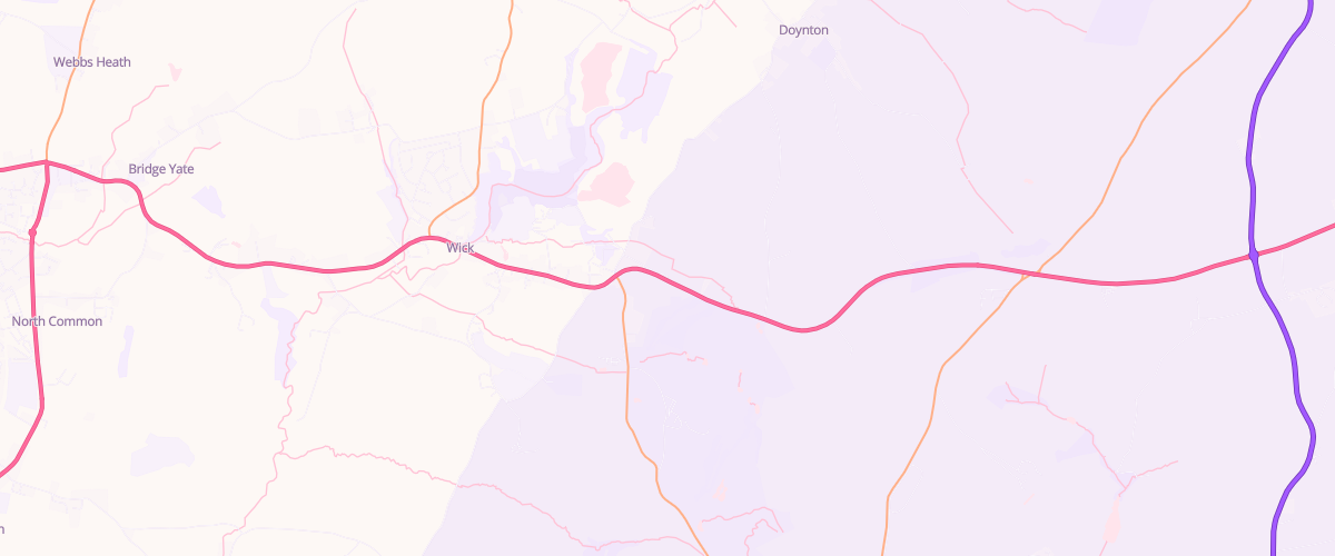 Map showing the location of Mfg Wick