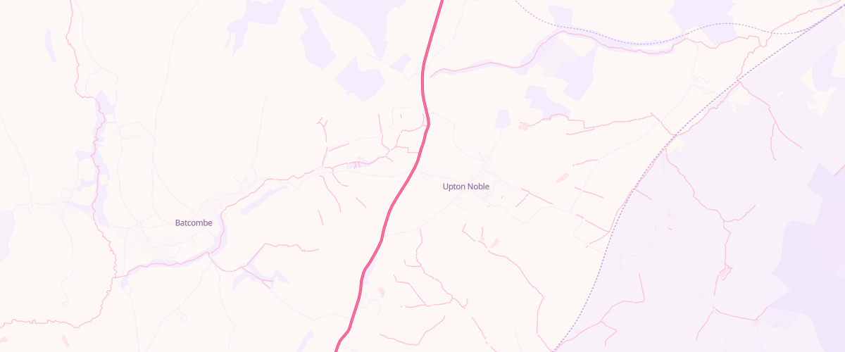 Map showing the location of Upton Noble Garage Ltd