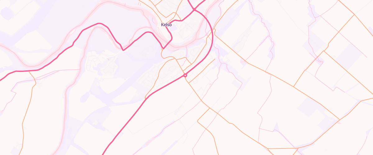 Map showing the location of Sainsburys Kelso