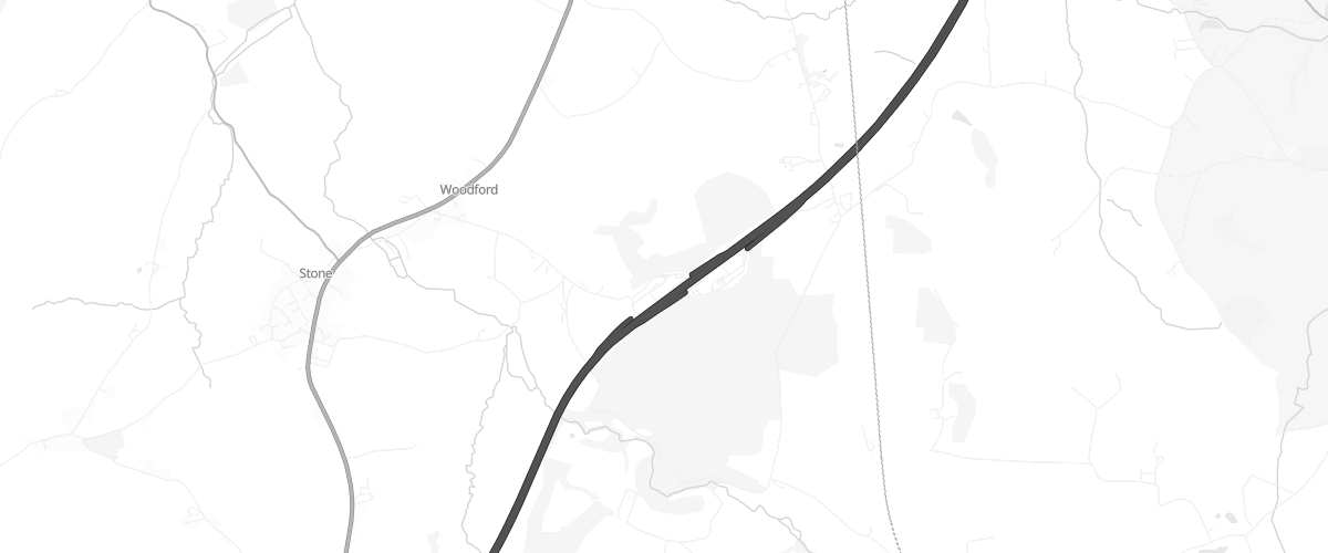 Map showing the location of Michaelwood North Sfc Mwsa