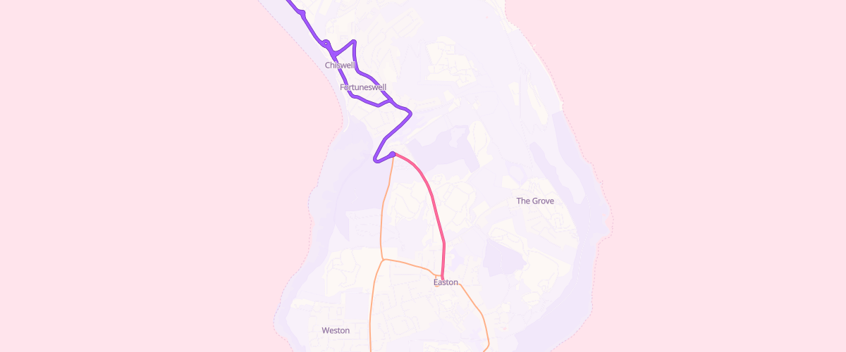 Map showing the location of Portland