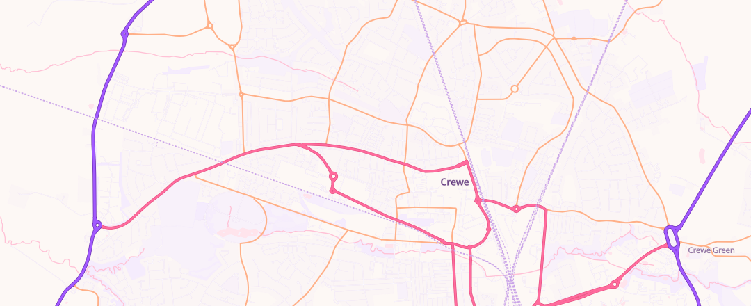 Map showing Elite Tyre & Auto Ltd, Cheshire