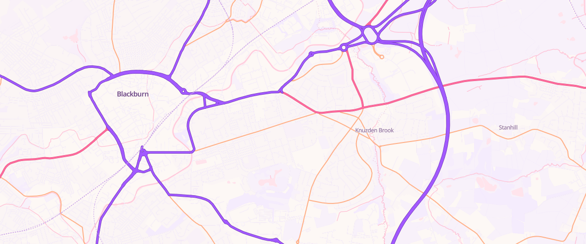 Map showing the location of Rangehill Service Station