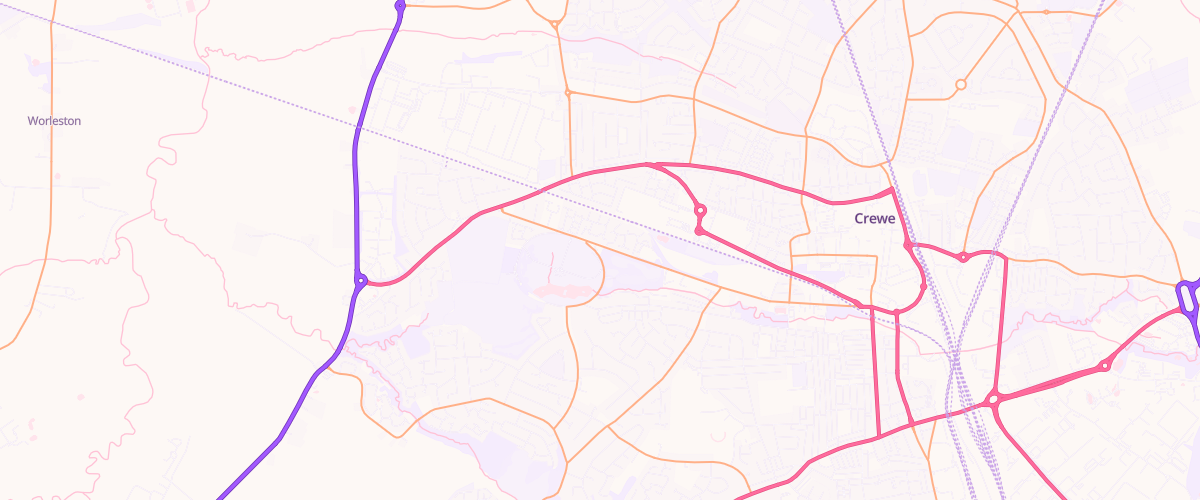 Map showing the location of Rontec Queens Park