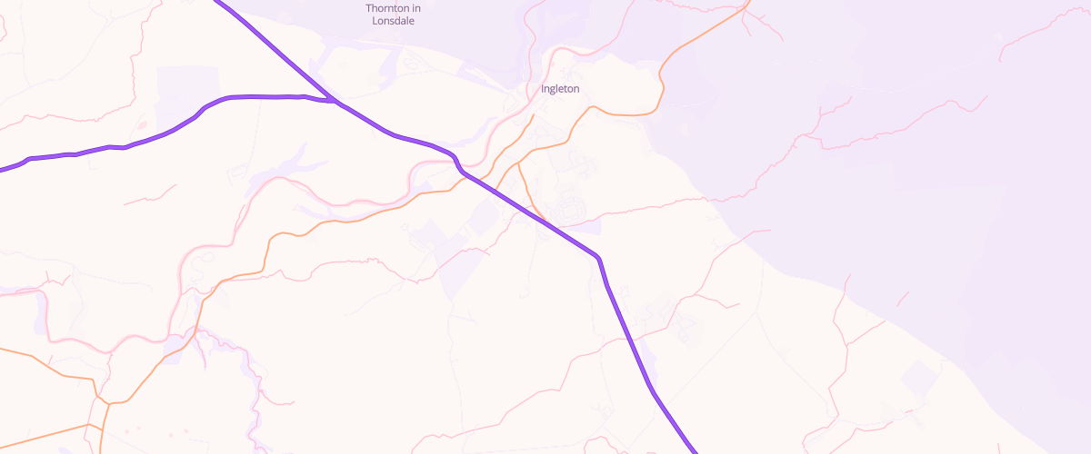 Map showing the location of Asda Ingleton Express Petrol