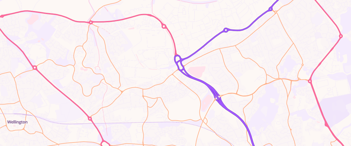 Map showing the location of Rontec Trench Lock
