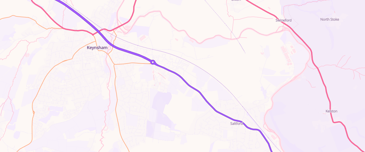 Map showing the location of Rontec Keynsham
