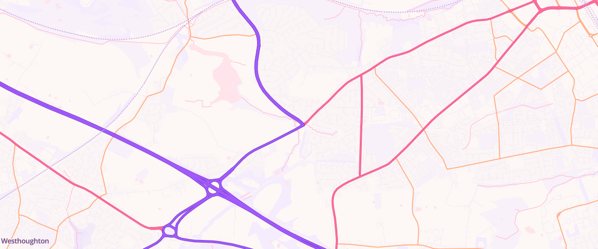 Map showing the location of Shell Beaumont Road