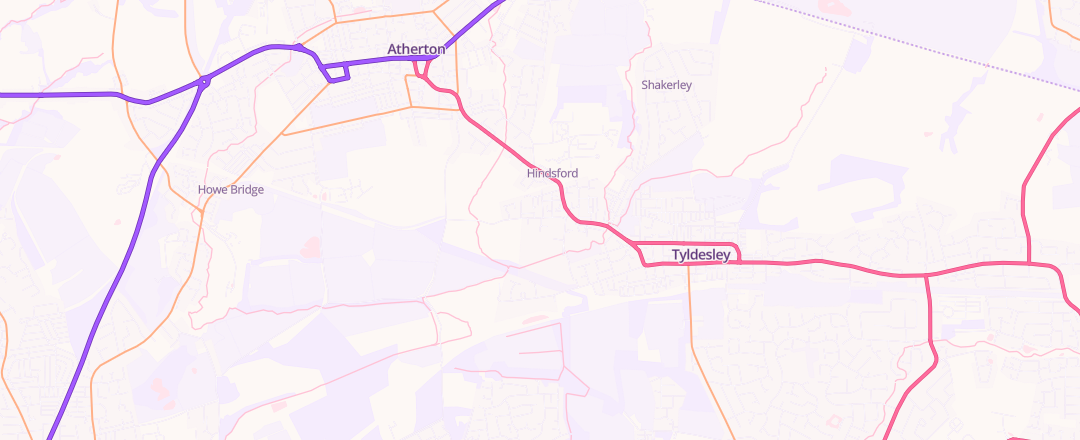 Map showing Chanters Service Centre Limited, Manchester
