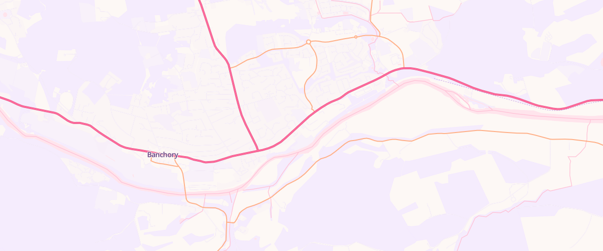 Map showing the location of Mfg Morrisons Banchory