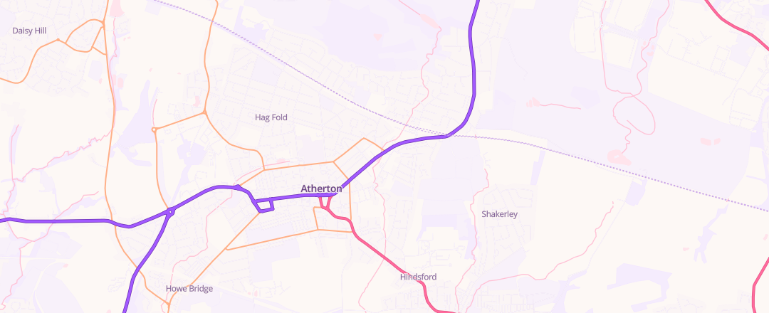 Map showing Smart Tyers And Mot Centre Ltd, Manchester