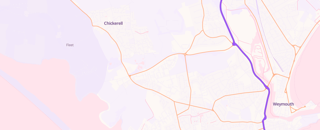 Map showing Cms Weymouth, Weymouth