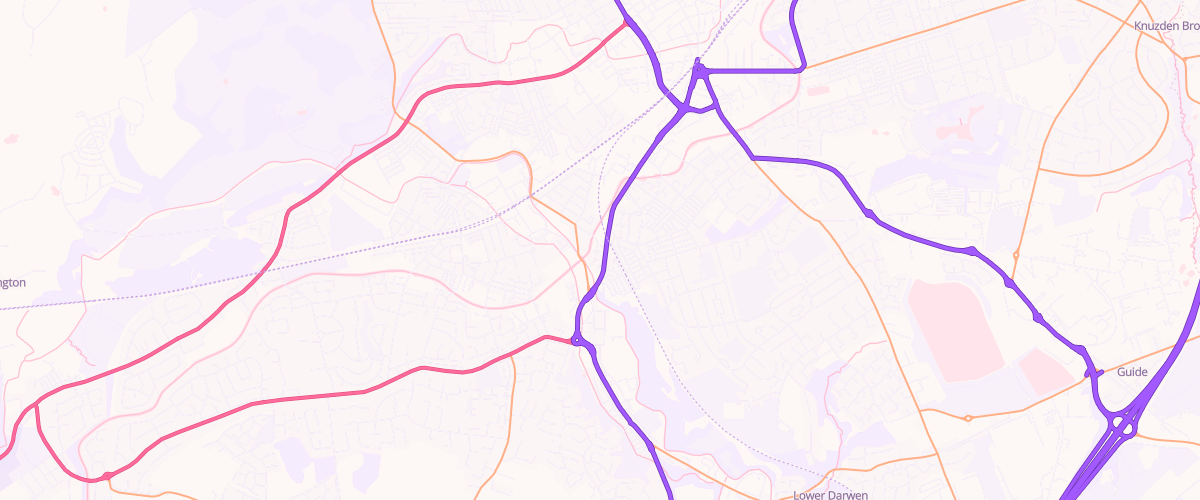 Map showing the location of Lockmill Service Station