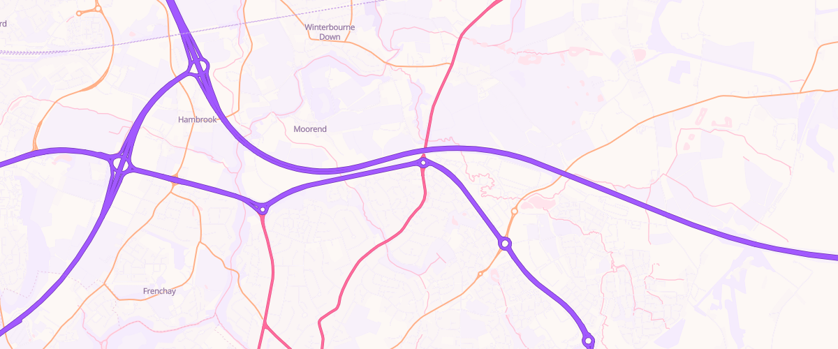 Map showing the location of Shell Downend