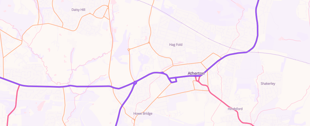 Map showing John Trumble Motor Engineers Ltd, Manchester