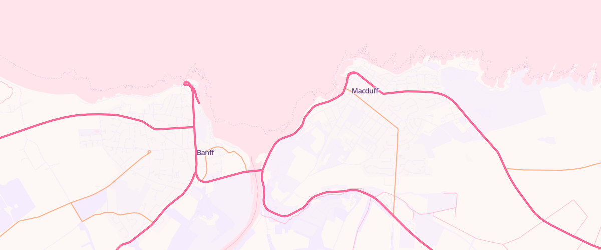 Map showing the location of Union Road Filling Station