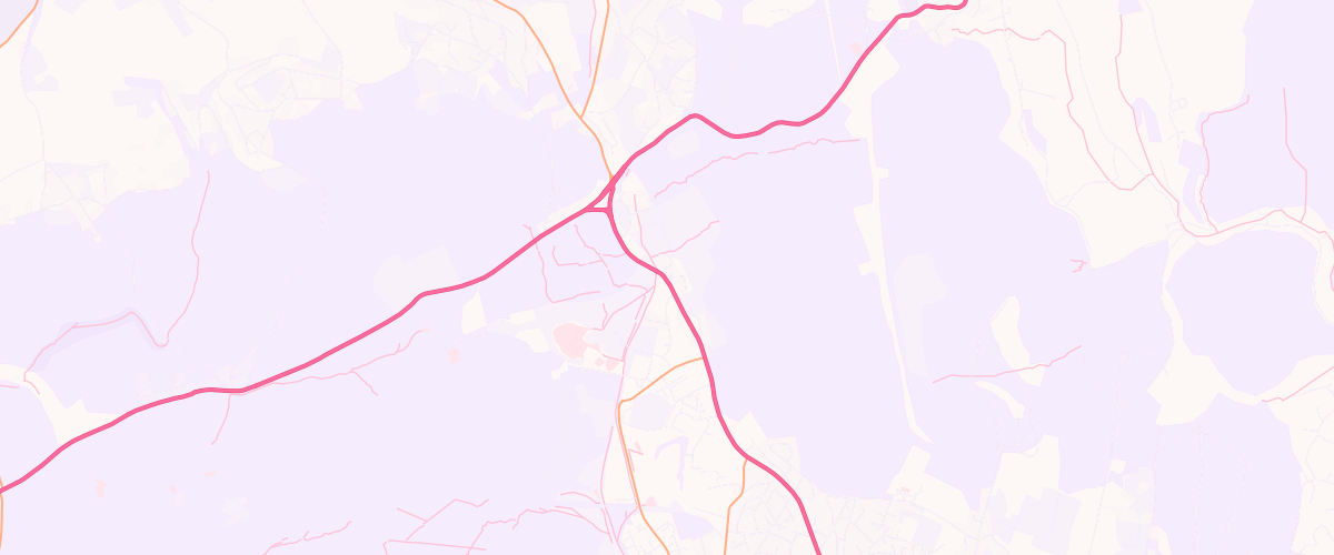 Map showing the location of Steam Mills Garage