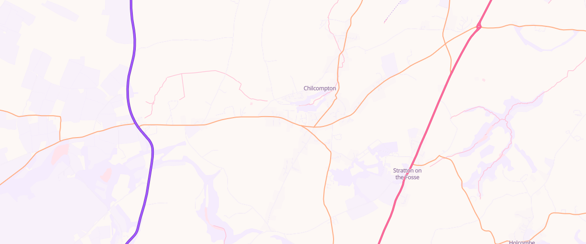 Map showing the location of Broadway Garage