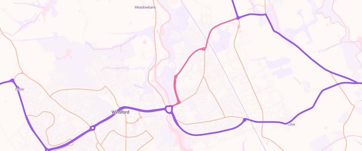 Map showing the location of Mfg Morrisons Winsford
