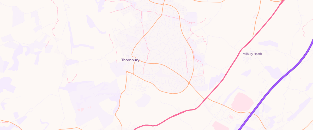 Map showing the location of Thornbury Motors Ltd