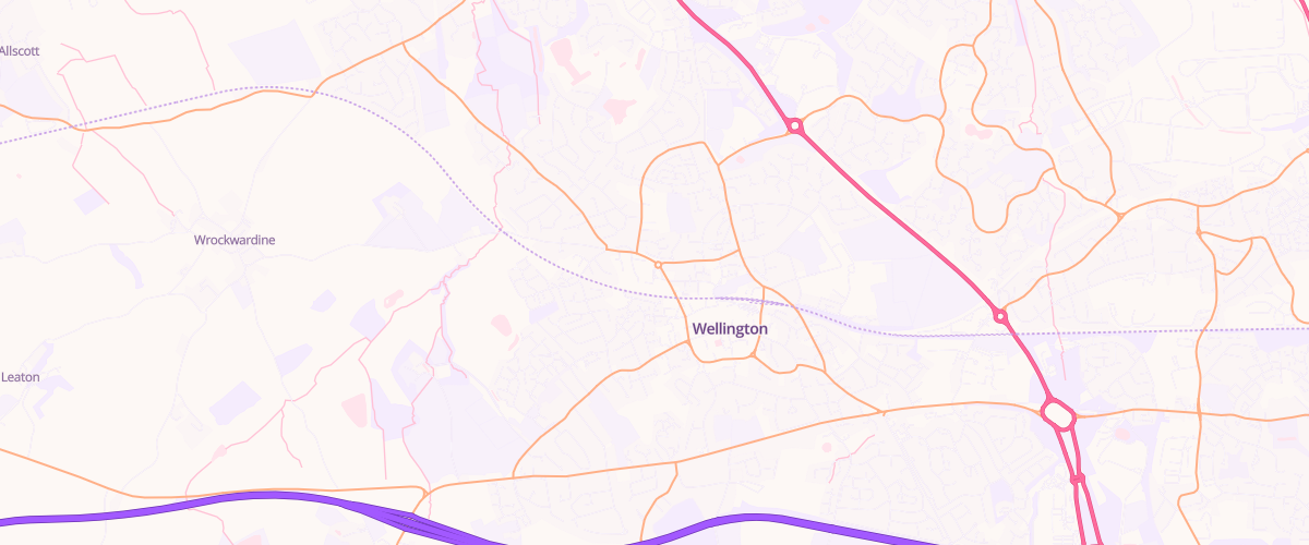 Map showing the location of Mfg Morrisons Wellington