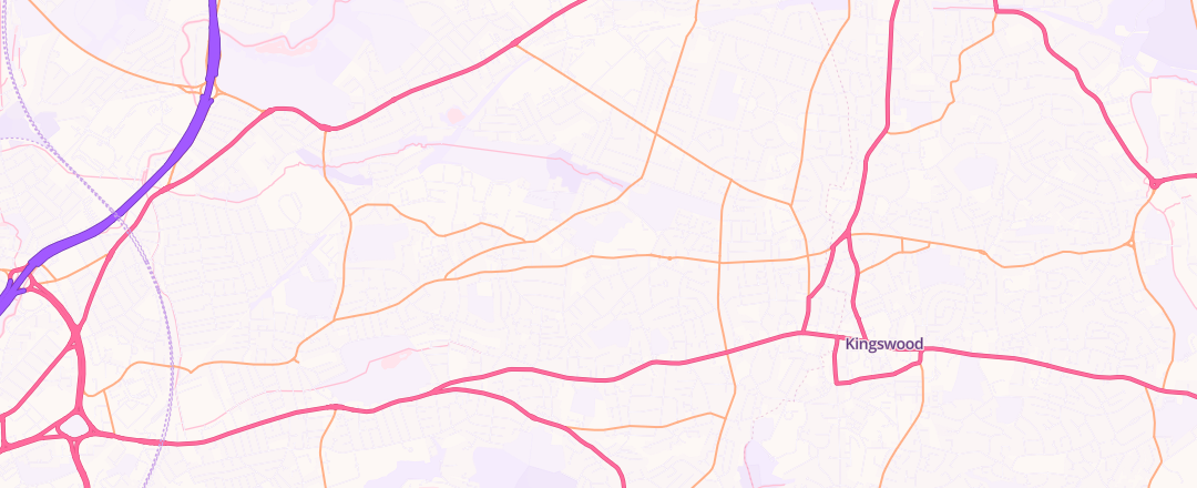 Map showing Central Tyre, Bristol