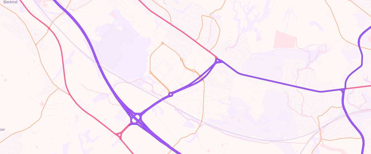 Map showing the location of Bolton Horwich Extra Petrol