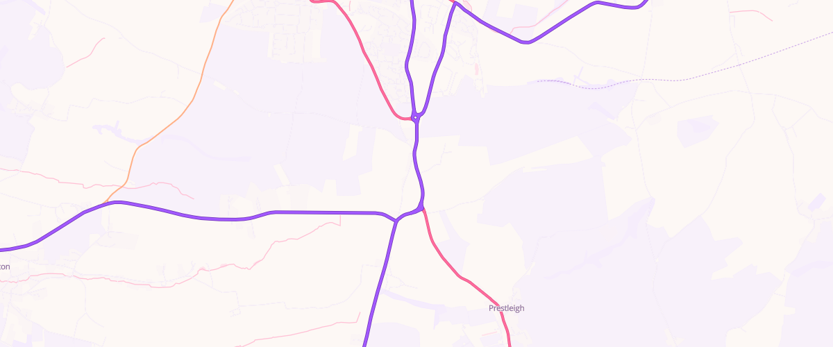 Map showing the location of Mfg Shepton Mallet