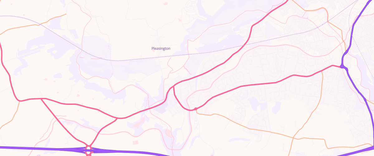 Map showing the location of Eg Three Arches Pfs