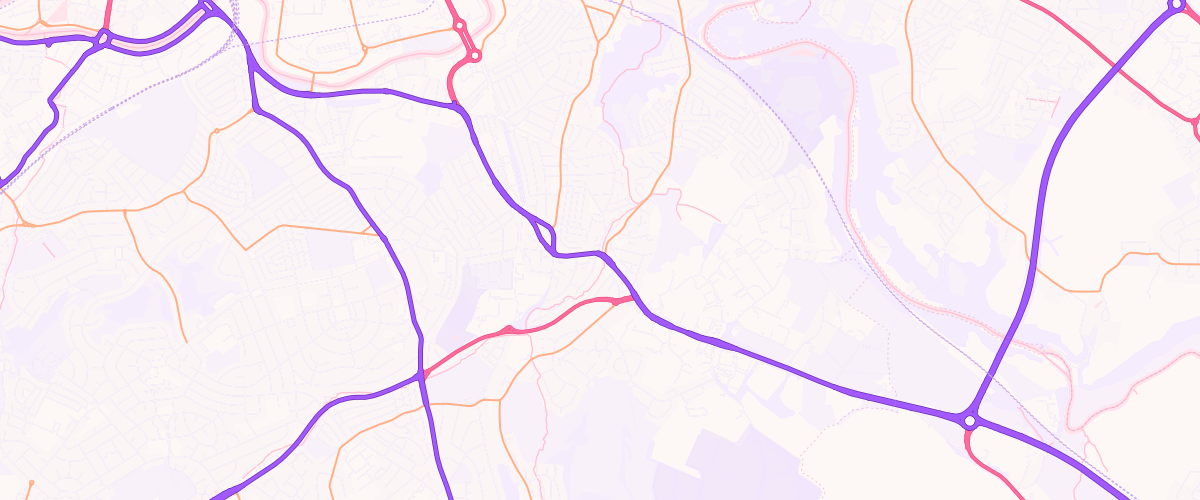 Map showing the location of Mfg Brislington