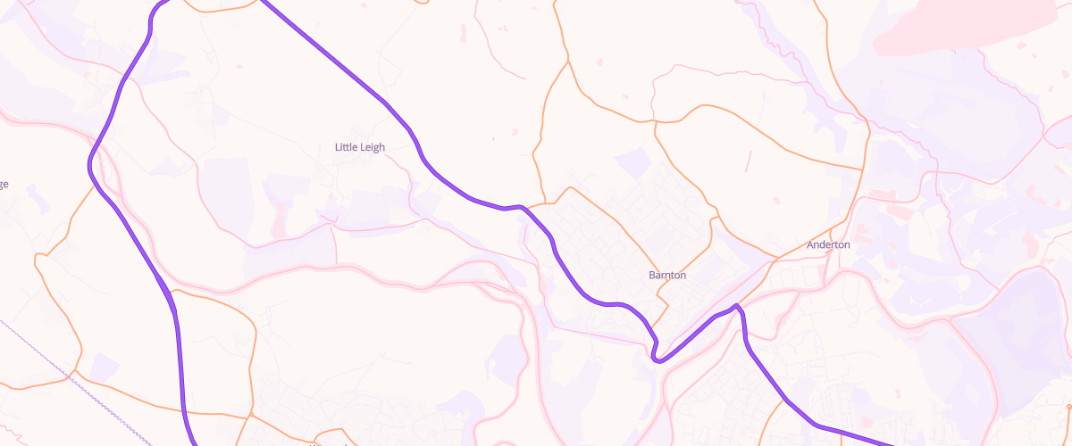 Map showing the location of Gem Barnton