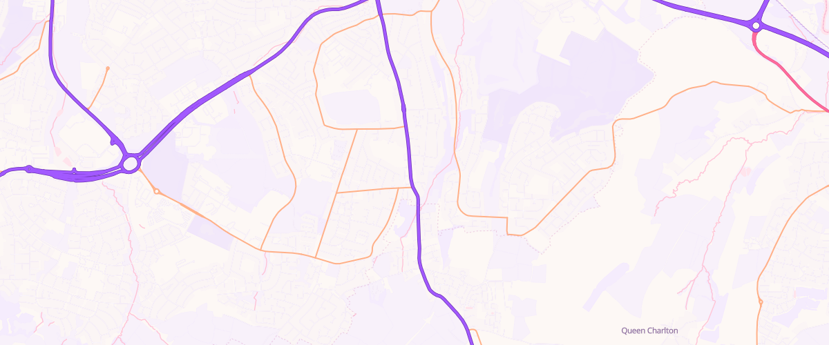 Map showing the location of Whitchurch Esso Express