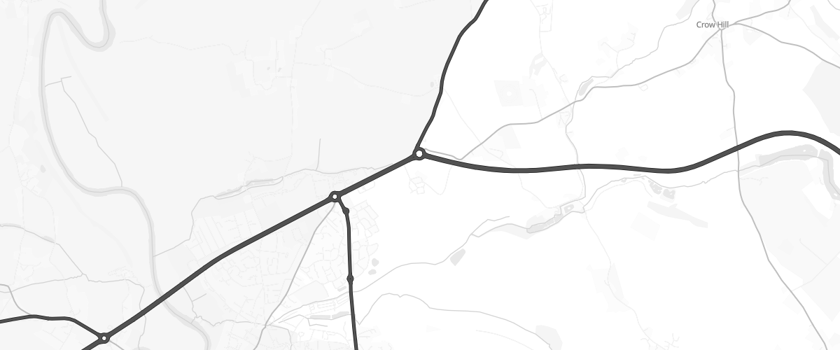Map showing the location of Asda Ross Spur Express