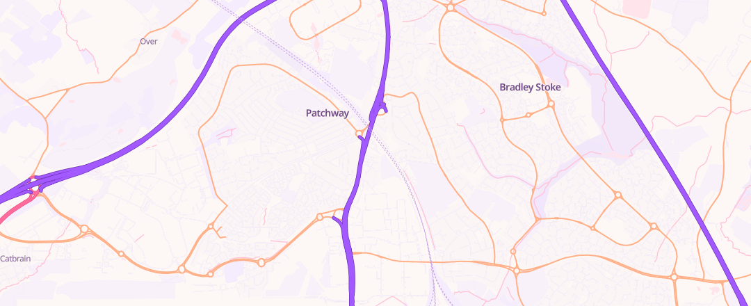 Map showing Kwik - Fit, Bristol