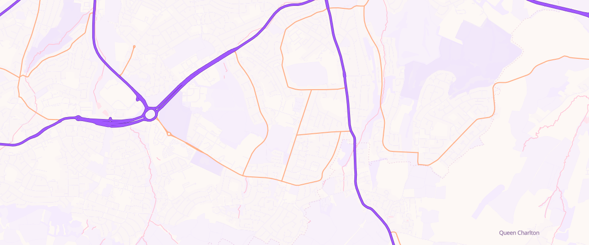Map showing the location of Asda Bristol Whitchurch Superstore
