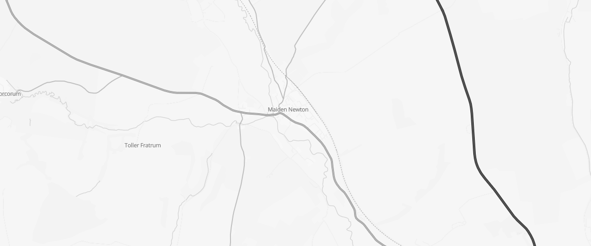 Map showing the location of Spar Maiden Newton