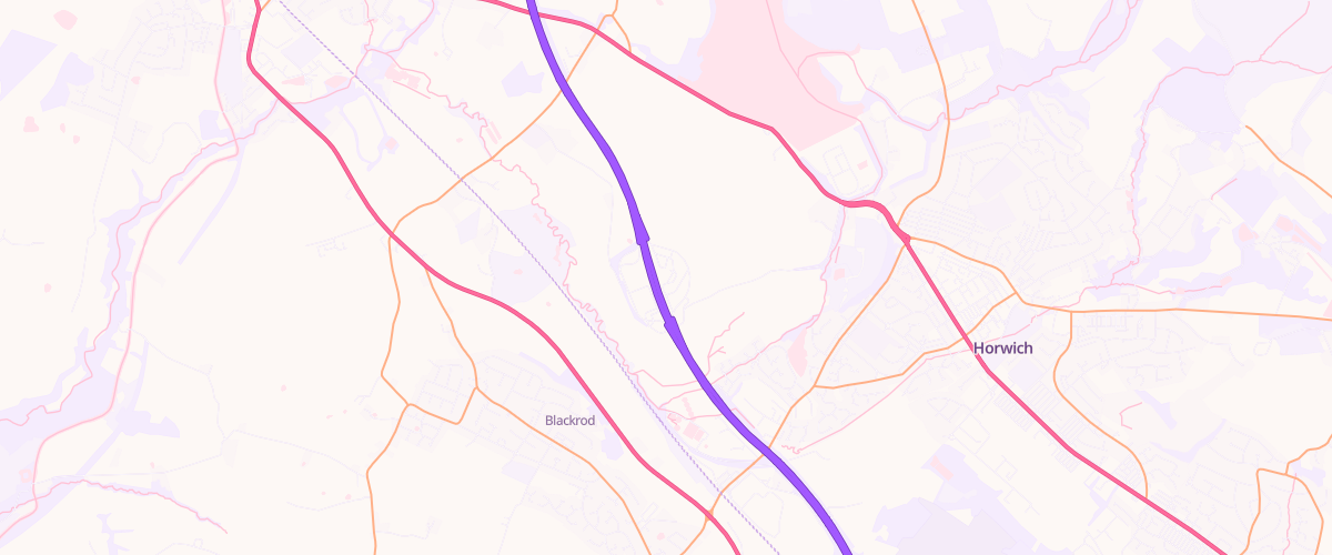 Map showing the location of Eg Rivington South Pfs