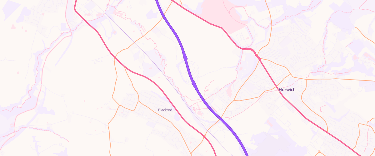 Map showing the location of Eg Rivington North Pfs