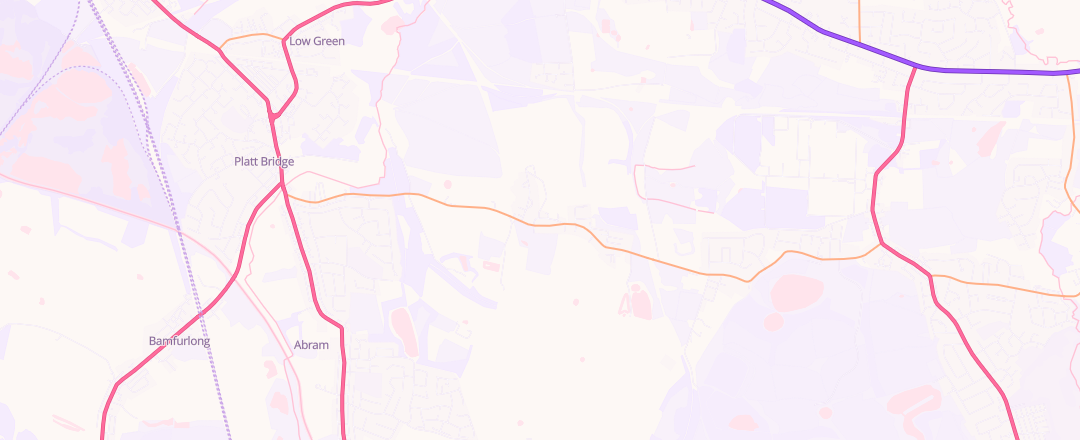 Map showing Griffiths & Roper, Wigan
