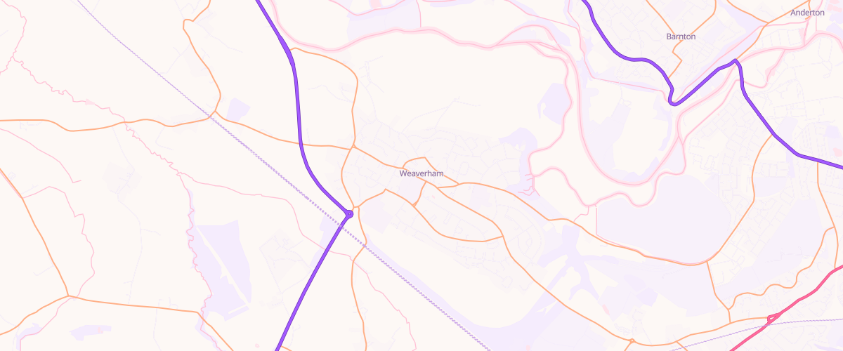 Map showing the location of Rontec Weaver