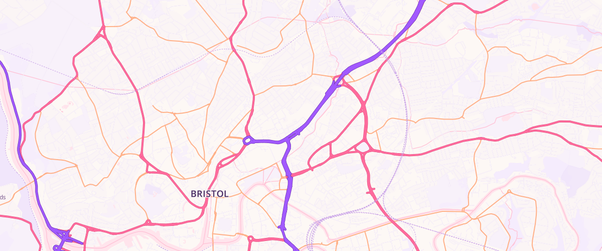 Map showing the location of Shell Co-Op Broadmead