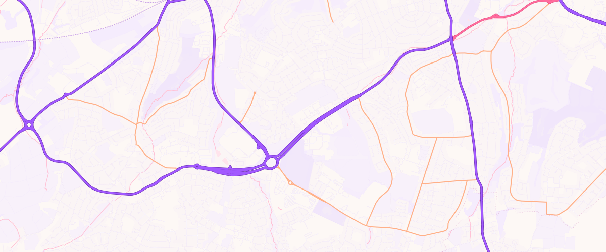Map showing the location of Rontec Hengrove Way