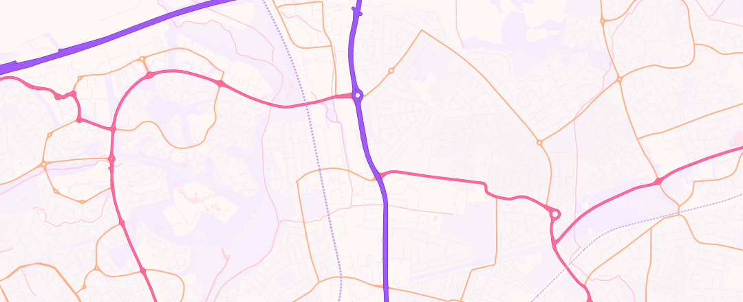 Map showing Lightcliffe Warrington, Warrington